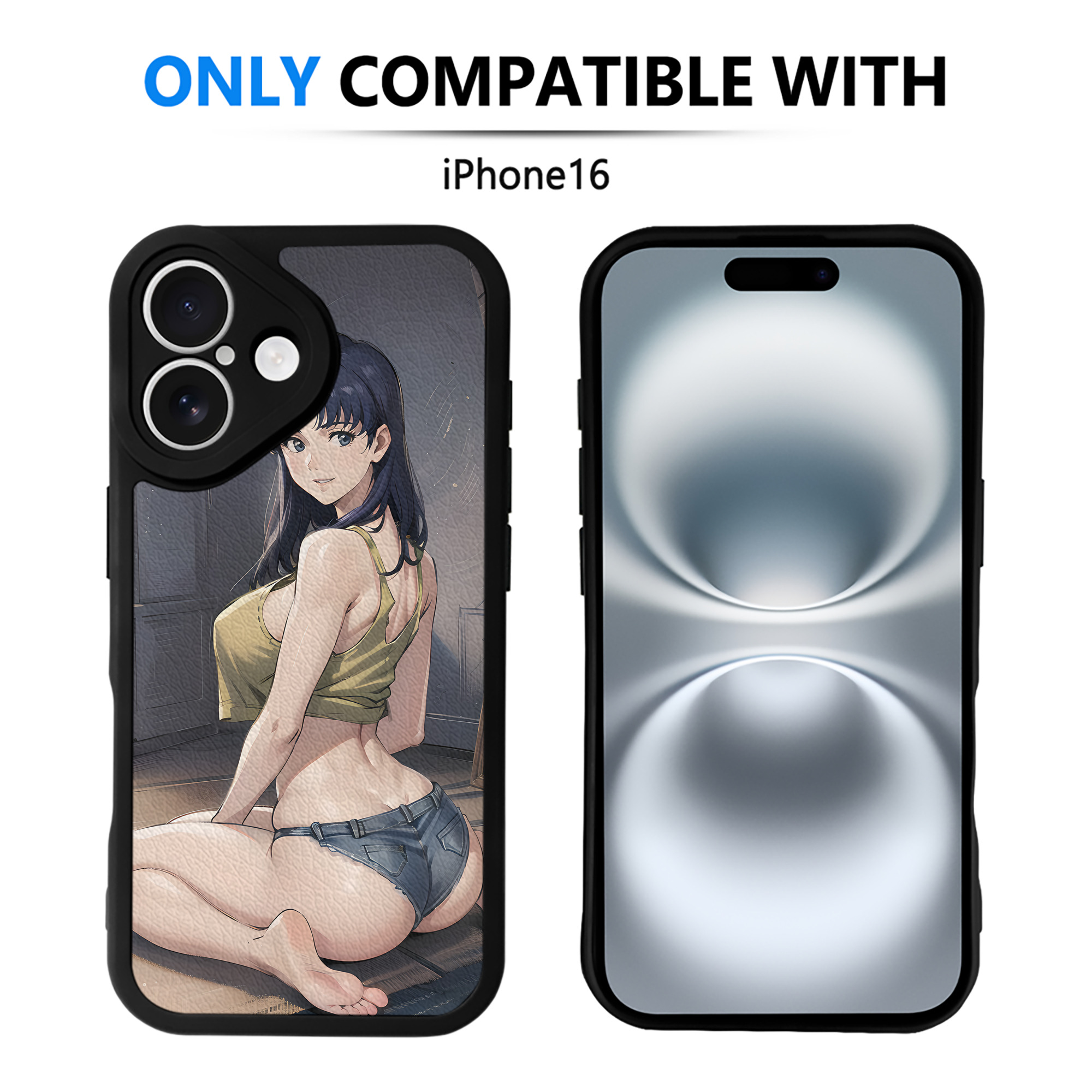 （画像用） EVA 新世紀エヴァンゲリオン 【iPhone 16シリーズ対応】シリコンスマホケース（レザー調） 材質：シリコン